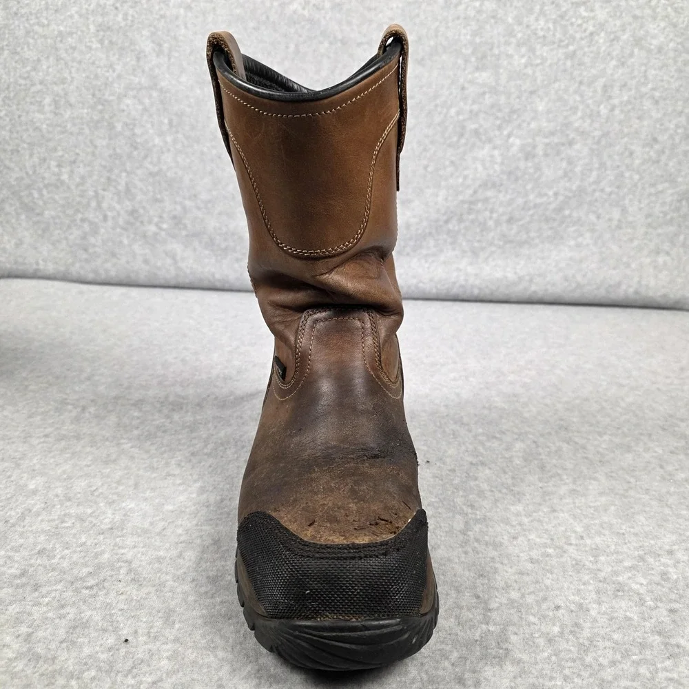 Red Wing Boots Mens Size‎ 8.5 D Brown Waterproof Pull On Work Safety Toe 4448
